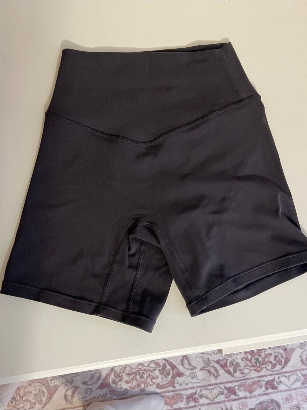 Women’s High-Rise Iron Gray Bike Shorts